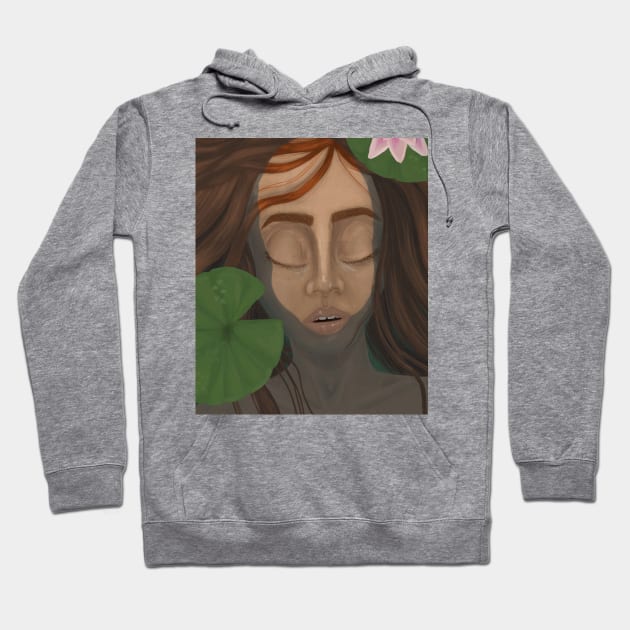 Lotus flower girl - meditation Hoodie by Ethereal Designs